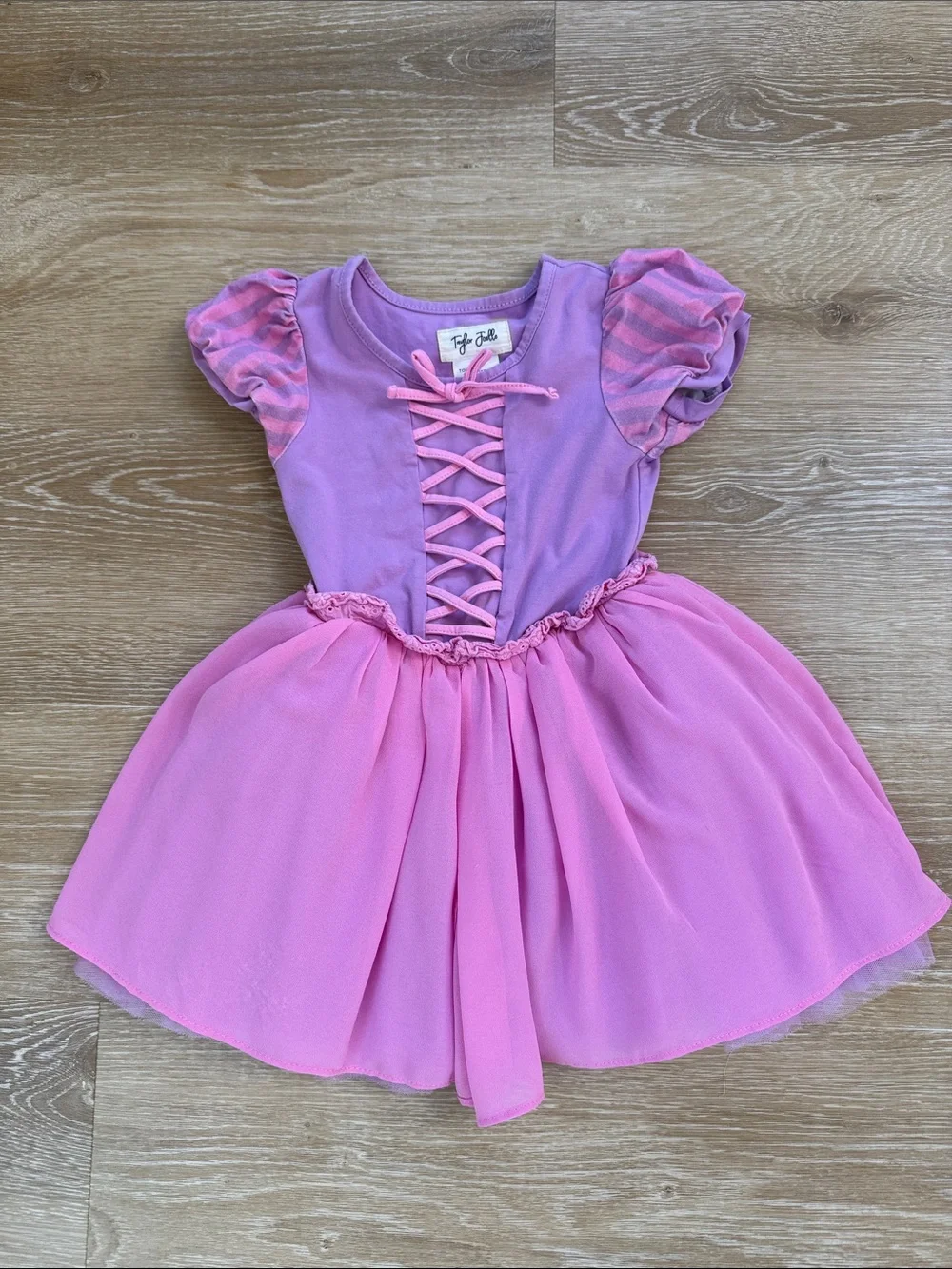 Taylor Joelle Rapunzel Tangled Disney Princess Dress Costume Size 3T